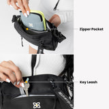 Sherpani Skye, Small Crossbody Purse, Nylon Crossbody Bag, Lightweight Cross Body, Handbags, Travel Purses for Women, Travel Gift, RFID Protection (Raven Classic)