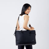 Sherpani Sola, Travel Duffle Bag, Weekender Bags for Women, Carry - On Duffel with Luggage Pass - Through (Raven)
