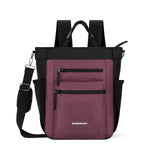 Sherpani Soleil, Anti Theft Convertible Backpack, 3 in 1 Tote, Crossbody Purse, 18L Travel Bag, RFID Protection, Fits 13” Laptop (Smoky Orchid)