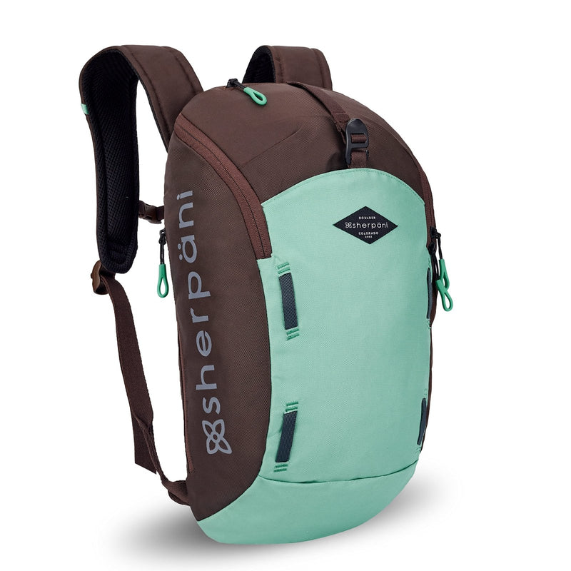 Sherpani Switch, 15L Lightweight Travel Hiking Backpack, Hydration Backpack, Backpack Purse for Women, Daypack for Women, Fits 13 Inch Laptop (Seagreen)