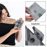 Sherpani Travel Combo – Soleil Anti Theft Convertible Backpack, Crossbody, Tote with Vienna RFID Blocking Passport Holder (Houndstooth)
