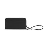 Sherpani Tulum AT, Nylon Large Zip Around Wallet, Wristlet, Purse with Card Holder Organizer for Men Women, Unisex Travel Gift (Carbon)