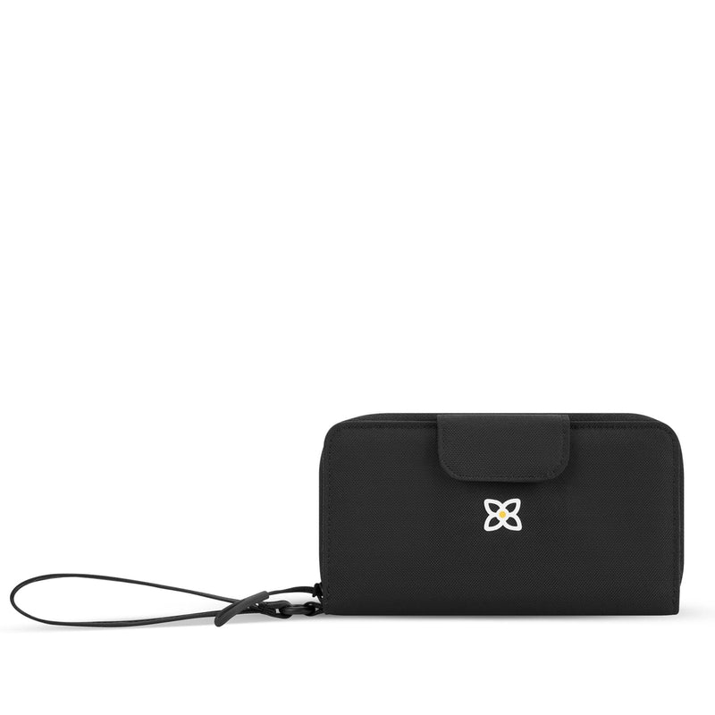 Sherpani Tulum, Nylon Large Zip Around Wallet, Wristlet, Purse with Card Holder Organizer for Women, Travel Gift (Raven Heritage)