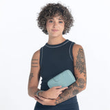 Sherpani Tulum, Nylon Large Zip Around Wallet, Wristlet, Purse with Card Holder Organizer, Travel Gift (Surf)