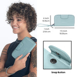 Sherpani Tulum, Nylon Large Zip Around Wallet, Wristlet, Purse with Card Holder Organizer, Travel Gift (Surf)