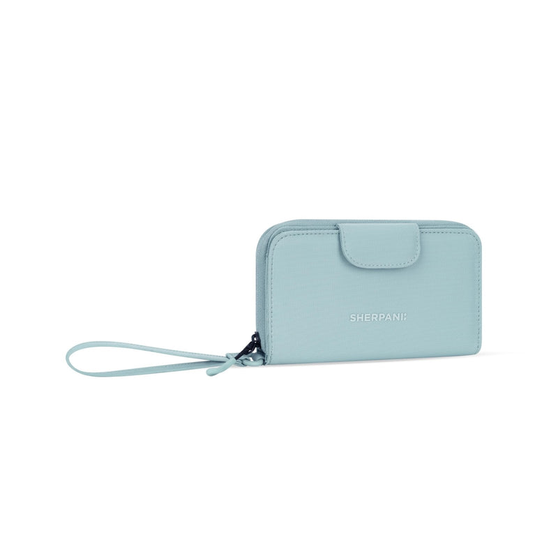 Sherpani Tulum, Nylon Large Zip Around Wallet, Wristlet, Purse with Card Holder Organizer, Travel Gift (Surf)