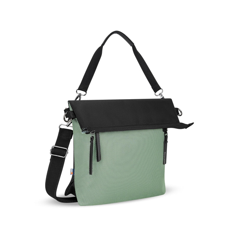 Sherpani Vale, Anti Theft Versatile Crossbody Bag, Fashion Tote Bag, Travel Shoulder Bag, Designer Handbag for Women with Metal Hardware, Travel Gift (Aloe Mist Signature)