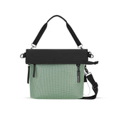 Sherpani Vale, Anti Theft Versatile Crossbody Bag, Fashion Tote Bag, Travel Shoulder Bag, Designer Handbag for Women with Metal Hardware, Travel Gift (Aloe Mist Signature)