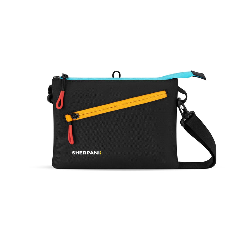 Sherpani Zoom, Small Crossbody Purse, Nylon Crossbody Bag, Lightweight Cross Body Bag, Sleek Dual Pouch, Purses for Women, Travel Gift, RFID Protection (Chromatic)