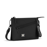 Sherpani Zoom, Small Crossbody Purse, Nylon Crossbody Bag, Lightweight Cross Body Bag, Sleek Dual Pouch, Purses for Women, Travel Gift, RFID Protection (Raven Heritage)