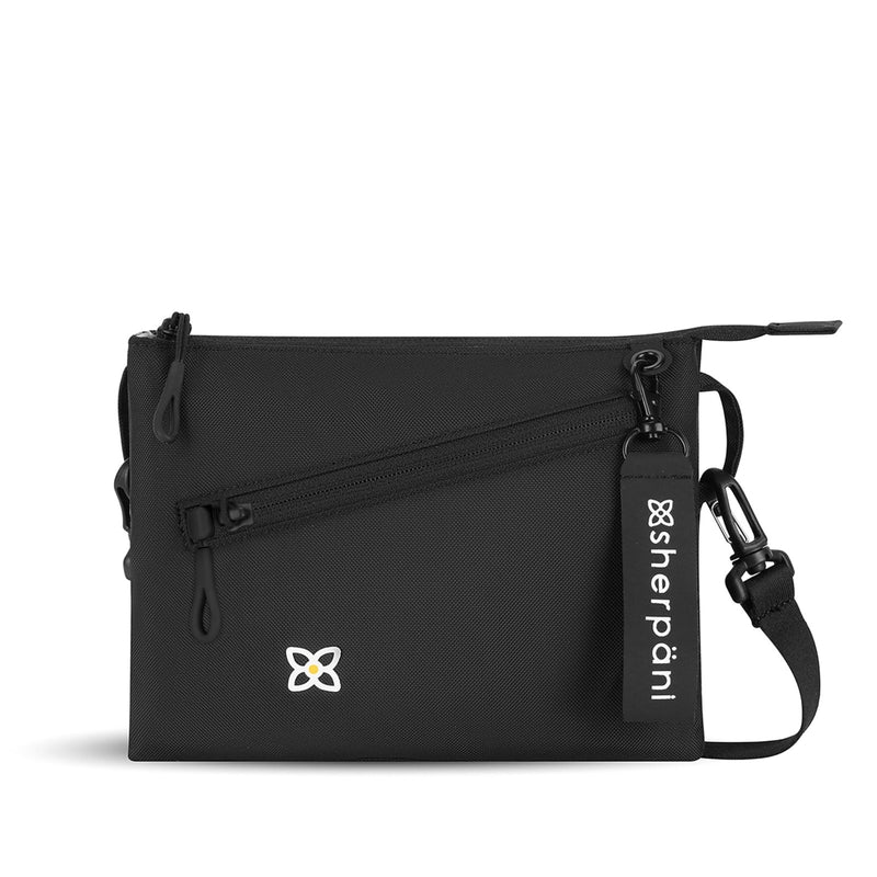 Sherpani Zoom, Small Crossbody Purse, Nylon Crossbody Bag, Lightweight Cross Body Bag, Sleek Dual Pouch, Purses for Women, Travel Gift, RFID Protection (Raven Heritage)