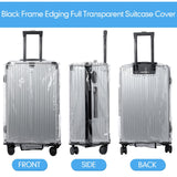 Sherr 3 - Piece Clear Luggage Covers - Waterproof Protector for Travel (Fits Most 24" to 30" Suitcases)