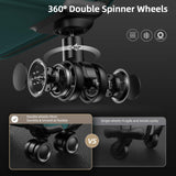 SHOWKOO Luggage Sets 3 Piece Softside Expandable Lightweight Durable Suitcase Sets Double Spinner Wheels TSA Lock Dark Green (20in/24in/28in)