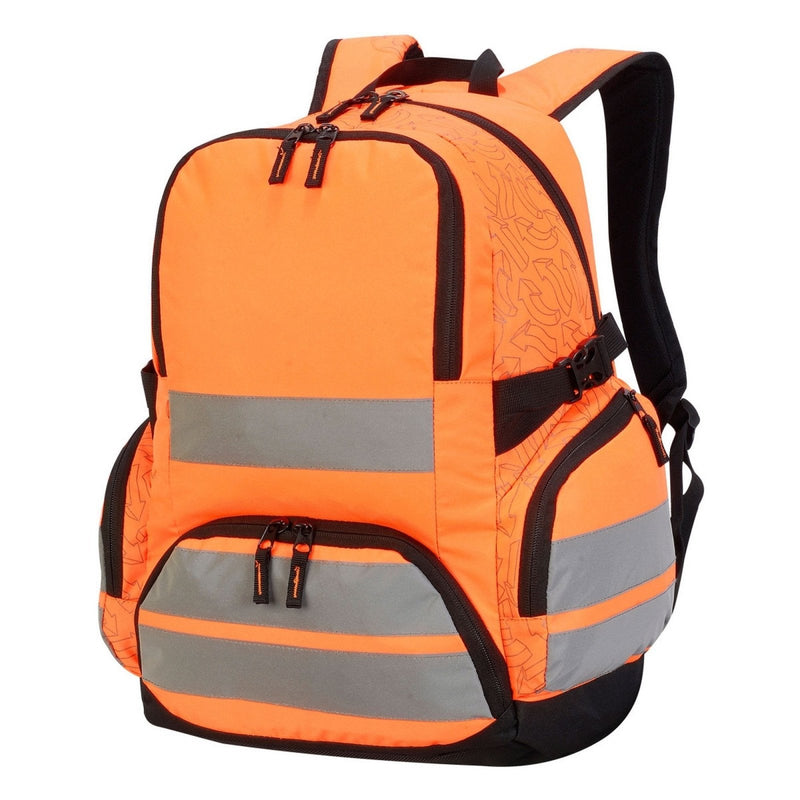 Shugon London Pro Hi - Vis Backpack (One Size) (Hi Vis Orange)