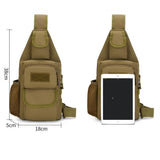 SHUIMNH Sling Bag Crossbody Backpack for Men,Handiness Skiing Sling Bag, Lightweight Daypack for Hiking Travel (Black 2)