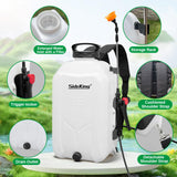 SideKing 4.2 Gallon Backpack Sprayer Battery Powered, 100 PSI Electric Garden Sprayer Compatible with Makita 12V Battery, Weed Sprayer with Telescopic Wand & 4 Nozzles for Lawn, Yard & Pest Control
