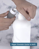 Silicone Travel Bottles for Toiletries TSA Approved Travel Size Containers Set 4 Pack Portable Leak Proof Refillable Cosmetic Squeeze Bottles Shampoo Hair Conditioner Body Lotion Bath Shower Gel
