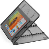 Simple Houseware Mesh Laptop Stand with 11 - Levels Adjustable Ventilated Computer Holder, Black