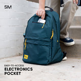 Simple Modern Ellis Backpack for School | Medium 20L Elementary Middle and High School Bookbag for Kids and Teens | Girls and Boys | Black and White Checkmate