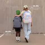 Simple Modern Ellis Backpack for School | Medium 20L Elementary Middle and High School Bookbag for Kids and Teens | Girls and Boys | Black and White Checkmate