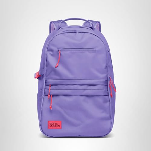 Simple Modern Ellis Backpack for School | Medium 20L Elementary Middle and High School Bookbag for Kids and Teens | Girls and Boys | Purple Rain