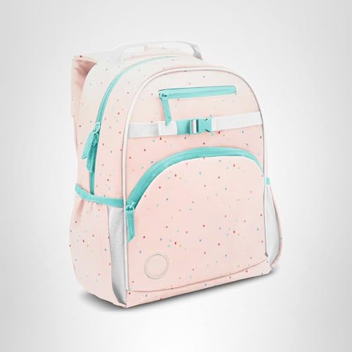 Simple Modern Medium Toddler Backpack for School Girls and Boys | Kindergarten Elementary Kids Backpack | Fletcher Collection | Kids - 15" tall | Rainbow Speckles