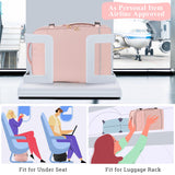 Sinaliy Large Travel Backpack for Women, 40L Travel Bag Personal Item Size, Laptop Backpacks, Waterproof Carry On Backpack with Packing Cubes for College Business Hiking Work Essentials, Pink