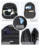 Skaypibs Backpack for Men,School Backpack for boys teens,Travel laptop backpack with Reinforced Straps,Water Resistant business Work college bookbag,book bag Fits 15.6 Inch,Black Back Pack