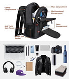 Skaypibs Backpack for Men,School Backpack for boys teens,Travel laptop backpack with Reinforced Straps,Water Resistant business Work college bookbag,book bag Fits 15.6 Inch,Black Back Pack