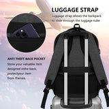 Skaypibs Backpck for Men Women School Backpack for Boys Teens 15.6 inch Laptop Back Pack with Reinforced Straps Bookbag for College High Middle School Travel Business Work Mochilas Black