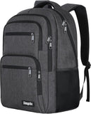 Skaypibs Backpck for Men Women School Backpack for Boys Teens 15.6 inch Laptop Back Pack with Reinforced Straps Bookbag for College High Middle School Travel Business Work Mochilas Black