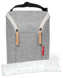 Skip Hop Baby Bottle Bag, Grab & Go, Grey Melange, 6.75x3.5x9 Inch (Pack of 1)