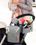 Skip Hop Baby Bottle Bag, Grab & Go, Grey Melange, 6.75x3.5x9 Inch (Pack of 1)