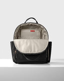 Skip Hop Diaper Bag Backpack: Enviluxe Multi - Function Baby Travel Bag with Changing Pad and Stroller Straps, Eco Friendly, Black