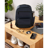 Skip Hop Diaper Bag Backpack: Flex, Multi - Function Baby Travel Bag with Changing Pad & Stroller Attachment, Blue