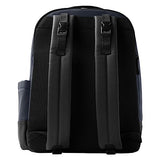 Skip Hop Diaper Bag Backpack: Flex, Multi - Function Baby Travel Bag with Changing Pad & Stroller Attachment, Blue
