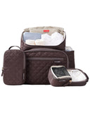 Skip Hop Diaper Bag Backpack: Forma, Multi - Function Baby Travel Bag with Changing Pad & Stroller Attachment, Chocolate