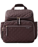 Skip Hop Diaper Bag Backpack: Forma, Multi - Function Baby Travel Bag with Changing Pad & Stroller Attachment, Chocolate