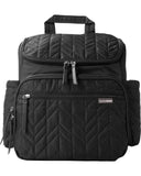 Skip Hop Diaper Bag Backpack: Forma, Multi-Function Baby Travel Bag with Changing Pad & Stroller Attachment, Jet Black