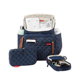 Skip Hop Diaper Bag Backpack: Forma, Multi - Function Baby Travel Bag with Changing Pad & Stroller Attachment, Navy