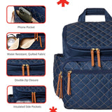 Skip Hop Diaper Bag Backpack: Forma, Multi - Function Baby Travel Bag with Changing Pad & Stroller Attachment, Navy