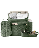 Skip Hop Diaper Bag Backpack: Forma, Multi - Function Baby Travel Bag with Changing Pad & Stroller Attachment, Sage