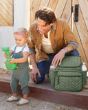 Skip Hop Diaper Bag Backpack: Forma, Multi - Function Baby Travel Bag with Changing Pad & Stroller Attachment, Sage