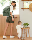 Skip Hop Diaper Bag Backpack: Forma, Multi - Function Baby Travel Bag with Changing Pad & Stroller Attachment, Sage