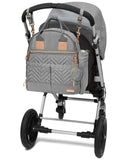 Skip Hop Diaper Bag Backpack: Suite 6 - in - 1 Diaper Backpack Set, Multi - Function Baby Travel Bag with Changing Pad, Stroller Straps, Bottle Bag and Pacifier Pocket, Dove Grey