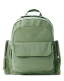 Skip Hop Diaper Bag Backpack with Portable Changing Pad, 9 Total Pockets, Easy-Access Wipes Pocket, Zippered Side Pocket, Luggage Sleeve & Stroller Straps, Fits a 15” Laptop, Luna, Sage