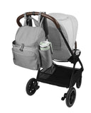 Skip Hop Diaper Bag Backpack with Portable Changing Pad Adjustable Pocket for 30 oz. Tumblers 9 Total Pockets Insulated Packing Cubes Luggage Sleeve & Stroller Straps Fits a 14” Laptop Forma Next Grey