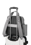 Skip Hop Diaper Bag Backpack with Portable Changing Pad Adjustable Pocket for 30 oz. Tumblers 9 Total Pockets Insulated Packing Cubes Luggage Sleeve & Stroller Straps Fits a 14” Laptop Forma Next Grey