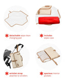 Skip Hop Portable Baby Changing Pad, Pronto, Beige Swirl Dot