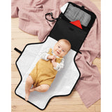 Skip Hop Pronto Signature Portable Changing Mat, Cushioned Diaper Changing Pad with Built - In Pillow
